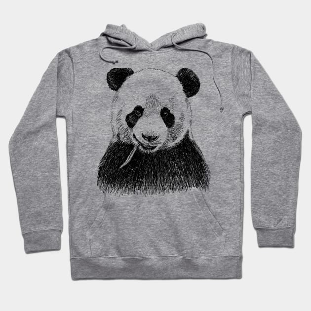 Panda Head Print Hoodie by rachelsfinelines